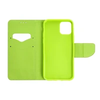 FANCY Book case for SAMSUNG A37 navy / lime