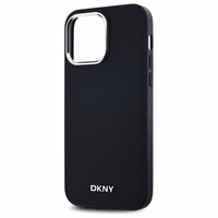 DKNY Paprastas logotipas Magnetinis dėklas telefonui iPhone 14 Pro Max - juodas