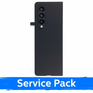 Galinis dangtelis, suderinamas su Samsung F926 Z Fold3 / Fantominis juodas / (Service Pack)