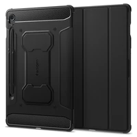 Spigen Rugged Armor Pro dėklas Samsung Galaxy Tab S9 FE 10.9 X510 / X516B - juodas