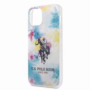 US Polo USHCP12MPCUSML Tie & Dye Collection dėklas, skirtas iPhone 12 / 12 Pro 6.1", įvairiaspalvis