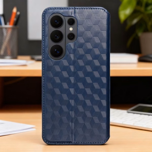 Atverčiamas dėklas Xiaomi 17 PRO / 18 PRO Cubic Book, mėlynas