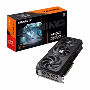 GIGABYTE Radeon RX 9070 XT GAMING 16G Vaizdo plokštė - 16GB GDDR6, 256bit, PCI-E 5.0, 2970 MHz Core Clock, 2 x DisplayPort 2.1a, 2 x HDMI 2.1b, GV-R9070XTGAMING-16GD