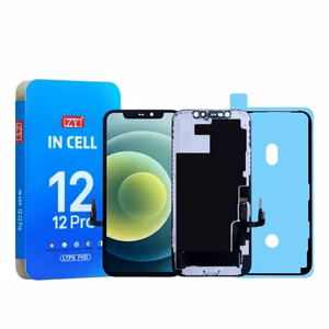 Ekranas Apple iPhone 12 / 12 Pro su lietimui jautriu stikliuku ZY Incell LTPS Premium (Removable IC)