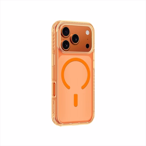 AmazingThing Titan Pro dėklas iPhone 17 Pro Max, suderinamas su MagSafe – oranžinis