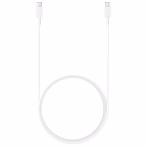 Samsung кабель USB-C - USB-C 3A 480Mbps 1.8m белый (EP-DX310JWEGEU)