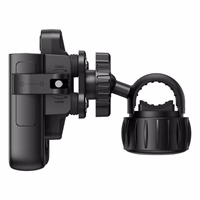 Telefono laikiklis dviračiui Baseus GoTrip Series Bike Phone Mount Cluster juodas C40572301111-00