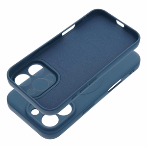 Silikoninis magnetinis dėklas telefonui, suderinamas su MagSafe, skirtas iPhone 16 Pro, mėlynas