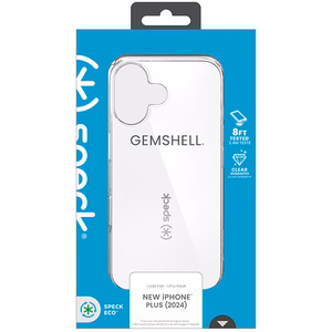 Skaidrus Speck GemShell dėklas, skirtas iPhone 16 Plus