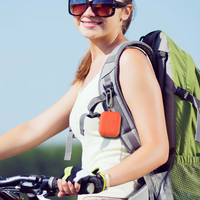 Tech-Protect silikoninis dėklas su kabliuku Apple AirPods Pro 1 / 2 - oranžinis