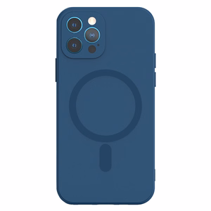 TEL PROTECT Magnetinis silikoninis dėklas Iphone 11 Pro tamsiai mėlynas