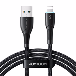 Joyroom Starry Series SA32-AL3 3A кабель USB-A Lightning 1м - чёрный