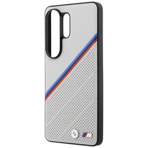 BMW Tricolor Metal Logo MagSafe Dėklas for Samsung Galaxy S26 Ultra - pilkas