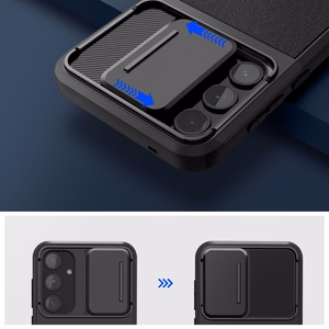 Tech-Protect Velar Cam+ dėklas telefonui Samsung Galaxy A55 5G - juodas
