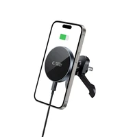 Tech-Protect mm15W-V5 Magnetic MagSafe Car Air Vent Mount - Black