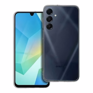 Skaidrus dėklas telefonui 2 mm SAMSUNG A16 5G / A16 4G (kameros apsauga) permatomas