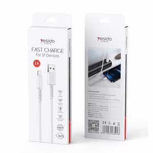 YESIDO LAIDAS CA120 180W USB/TYPE-C 1M PVC 2A baltas