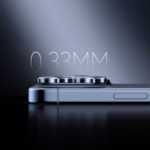 Rock Tempered stiklas Pure Series Camera Lens on camera for Iphone 17 Pro/17 Pro Max (lens 3 pieces) mėlynas