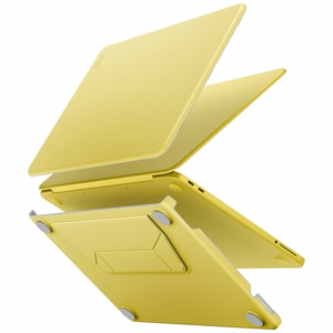Uniq Lyden Versa dėklas, skirtas MacBook Neo – spalva: geltona