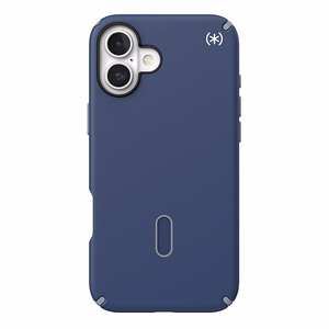 Speck Presidio2 Pro dėklas su MagSafe ir ClickLock, skirtas iPhone 16 Plus, „Coastal Blue/Dust Grey“
