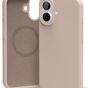 Dėklas Mercury Pure Magsafe Silicon Case Apple iPhone 17 rožinio smėlio