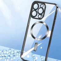 Wozinsky elektropluotas MagSafe dėklas Samsung Galaxy S24 FE - sidabrinis