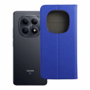 SENSITIVE knygutės dėklas XIAOMI Redmi Note 15 PRO PLUS 5G mėlynas
