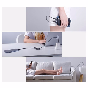USB laidas Joyroom N10 raudonas Lightning (rinkinys 3 vnt.: 25cm / 120cm / 200cm)