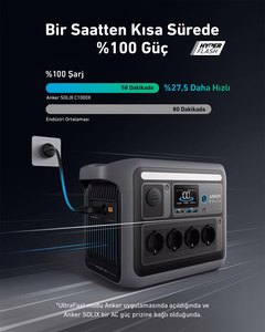 Anker Solix C1000X nešiojama elektrinė 8 1800 W 12.9 kg