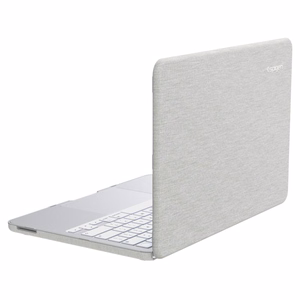 Spigen Urban Fit pilkas dėklas, skirtas 2026 m. MacBook Neo 13 col.