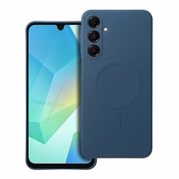 SILIKONINIS MAGNETINIS DĖKLAS suderinamas su MagSafe SAMSUNG A16 5G / A16 4G mėlynas