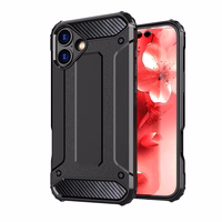 Hybrid Armor dėklas telefonui iPhone 16 Plus - juodas