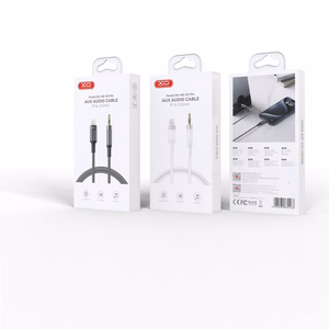 XO audio kabelis NB-R279A Lightning - jack 3,5 mm 1,0 m juodas