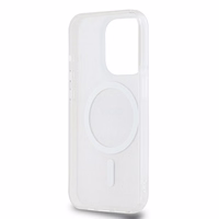 DKNY IML mono ir dryžuotas magnetinis dėklas telefonui iPhone 14 Pro Max – rožinis