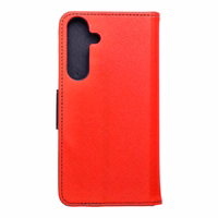 FANCY knygos dėklas SAMSUNG S25 Plus raudonas / tamsiai mėlynas