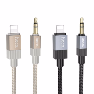 Audio adapteris Hoco (UPA32A) lightning į 3,5mm(p) juodas (1M)