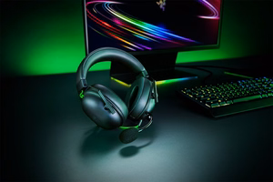 Razer Blackshark V2 X ausinės laidinės ant galvos žaidimų juodos, žalios