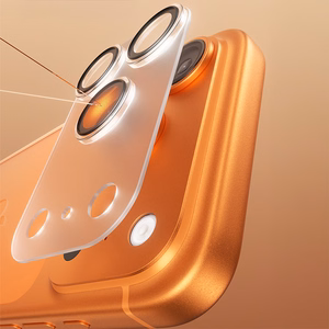 Benks grūdintas stiklas Air Shield matinė integruota objektyvo apsauga (C069) Iphone 17 Pro (3 objektyvai) skaidri