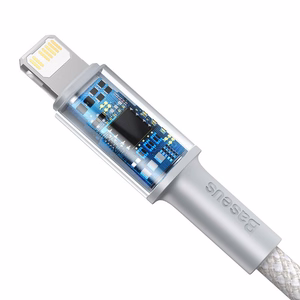 Baseus CATLGD-02 „Lightning“ kabelis 1 m Balta
