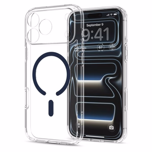 Spigen Ultra Hybrid MagSafe dėklas iPhone 18 Pro Max / 17 Pro Max, skaidrus tamsiai mėlynas