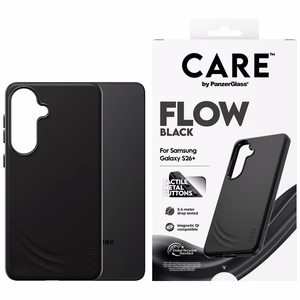 CARE by PanzerGlass Flow juodas Qi dėklas Samsung Galaxy S26+ - juodas