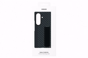 XF976SBE karboninis dėklas su stovu Samsung Galaxy Fold 8 Ultra, juodas