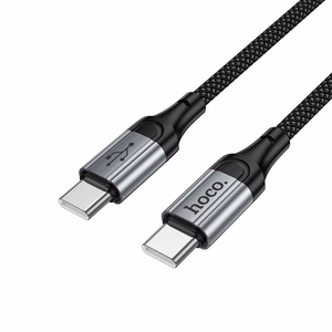 Kabelis USB C į USB C Hoco PD 3A 1,5 m X121 juodas