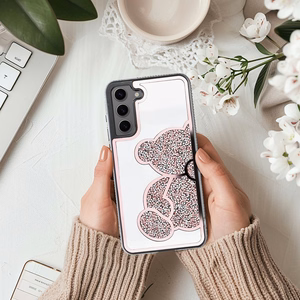 TEDDY BEAR dėklas telefonui SAMSUNG A54 rožinis