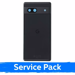 Back Cover Compatible With Google Pixel 7A / Charcoal / (Service Pack)