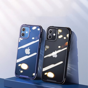 Joyroom Frigate Series patvarus kietas dėklas iPhone 12 Pro Max juodas (JR-BP772)