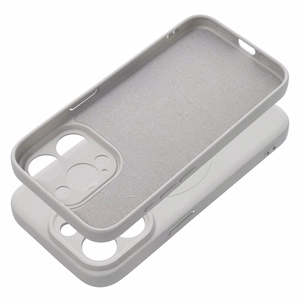 SILICONE MAG COVER dėklas telefonui suderinamas su MagSafe iPhone 15 Pro titano