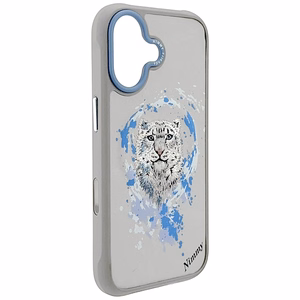 Nimmy Pantera Magnetinis dėklas telefonui iPhone 17 - šviesiai pilkas