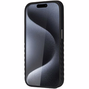 Audi Sintetinės odos dėklas telefonui su Magnetine iPhone 15 Pro Max - juodas