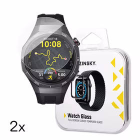 Wozinsky pilno klijavimo grūdintas stiklas Huawei Watch GT 5 / GT 5 Pro / GT 4 / GT 4 Pro / GT 3 / GT 3 Pro 42mm (2 vnt.)